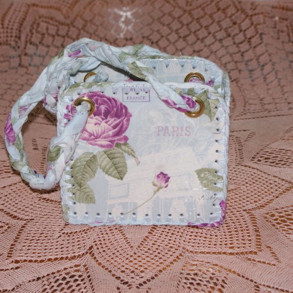 Pink Rose Bag with soft handles
